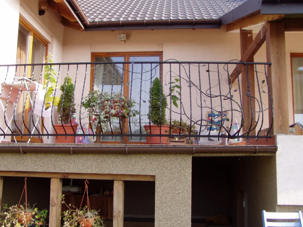 Decorative metal railings